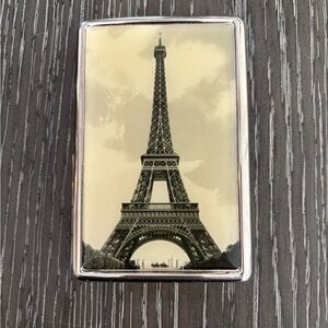 Business Card Cigarette Case Paris Eiffel Tower